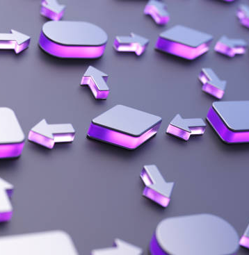 3D image of a flowchart