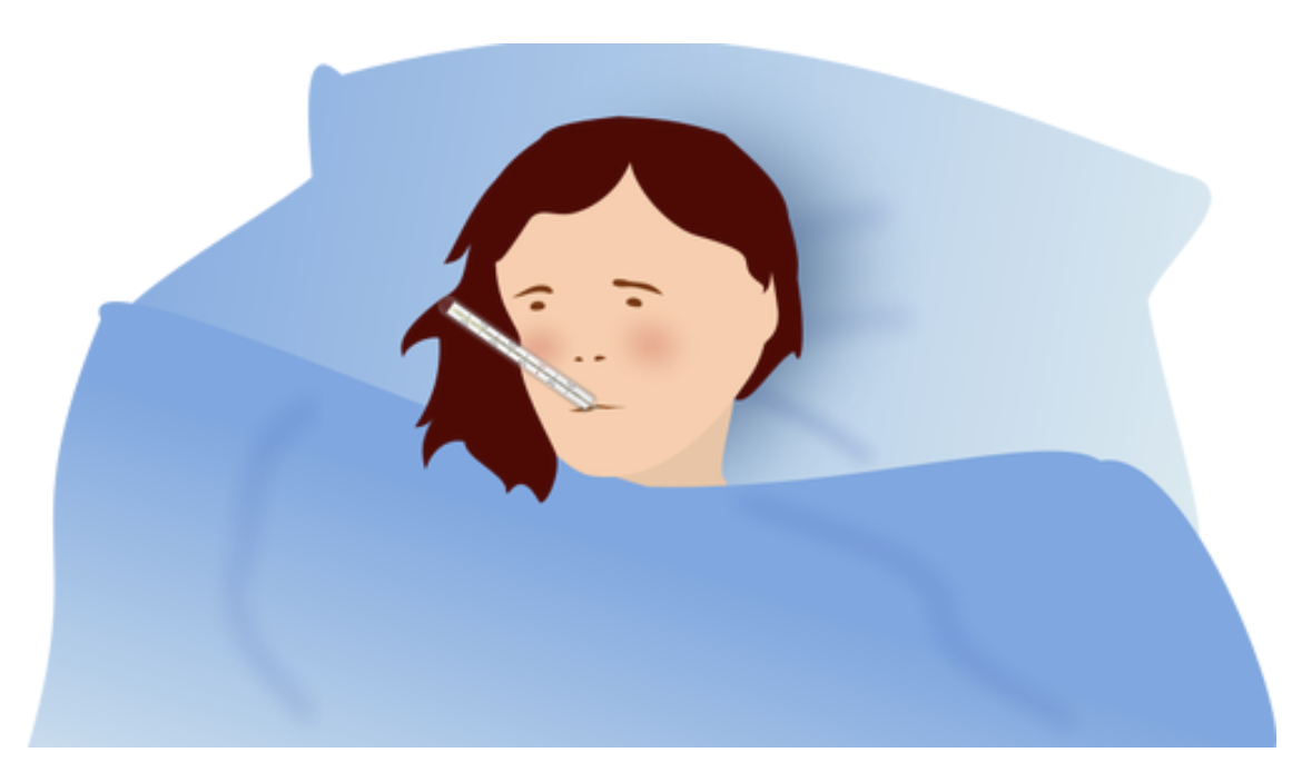 Image of an unwell child