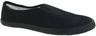 Black plimsolls
